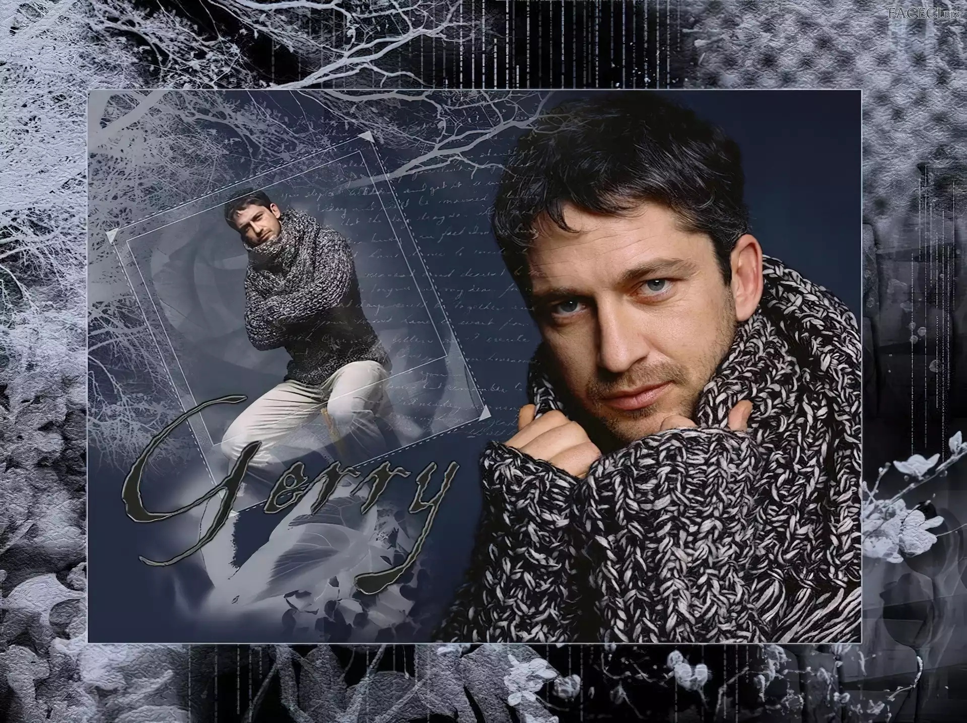 sweter, Gerard Butler